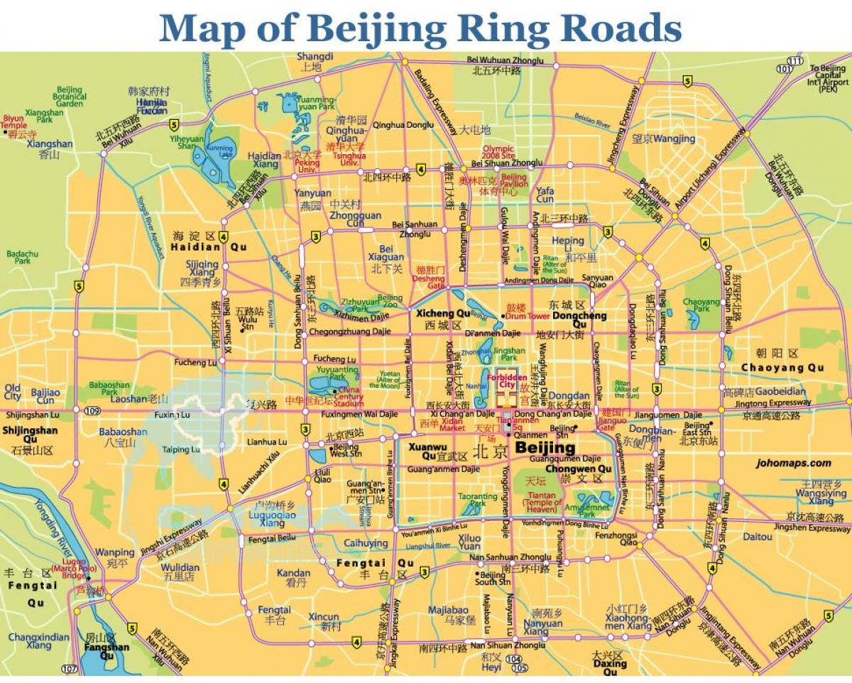 پکن حلقه نقشه راه