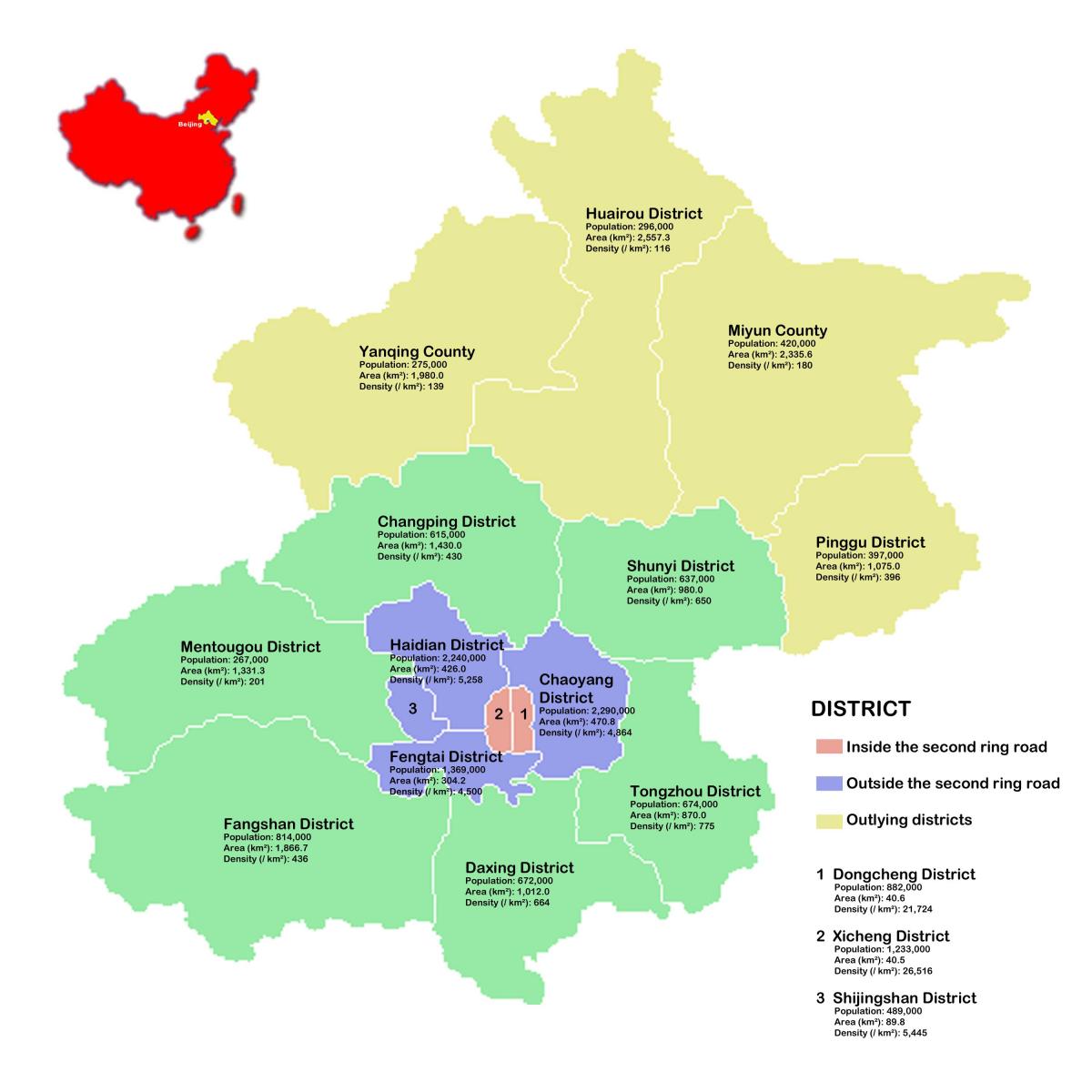 پکن محله نقشه
