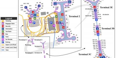 پکن فرودگاه نقشه