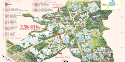 Tsinghua دانشگاه نقشه دانشگاه