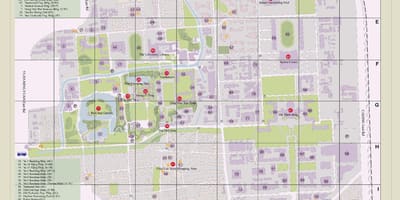 Tsinghua دانشگاه نقشه