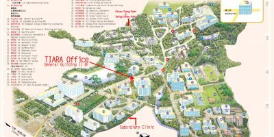 Tsinghua دانشگاه نقشه دانشگاه