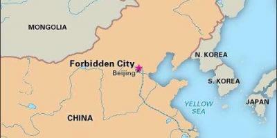 شهر ممنوعه چین, نقشه
