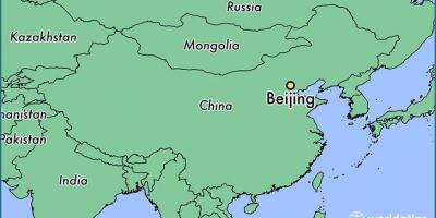 نقشه از چین نشان پکن